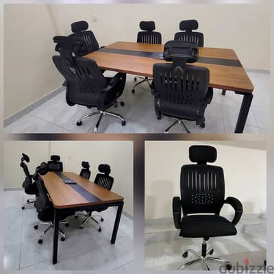 Designer furniture for the honor office with two meeting room