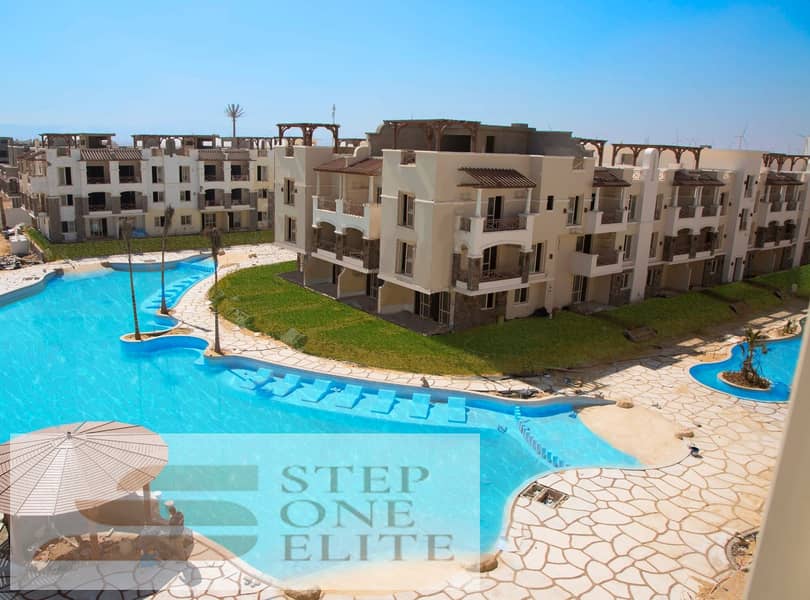 3-room chalet for sale (minimum monthly installment) in BlueBlue Village, Ain Sokhna, direct on the sea 5