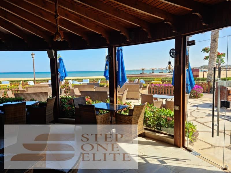 3-room chalet for sale (minimum monthly installment) in BlueBlue Village, Ain Sokhna, direct on the sea 6