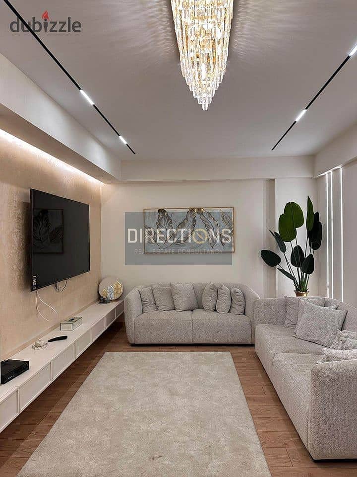 Next to Cairo Airport, a fully finished apartment with air conditioners and a kitchen in the Volare Sheraton Compound, Heliopolis, near Al-Ahly Club 2