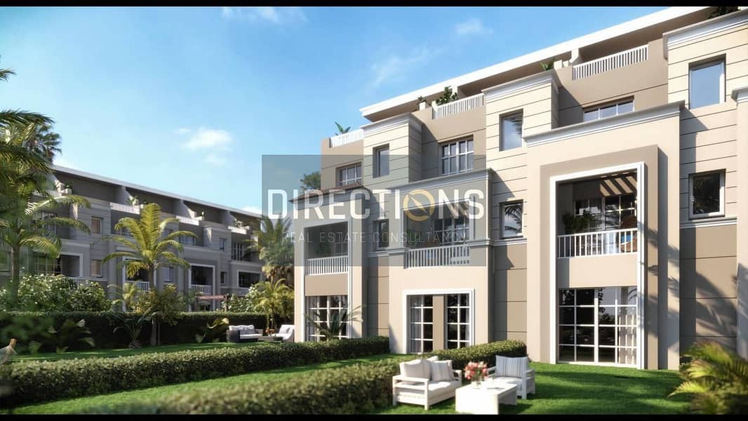 Townhouse villa for sale in Mostakbal City from MNHD | The Butterfly | Beside Madinaty + pentouse + swimming pool view and a panoramic view of lagoon 3