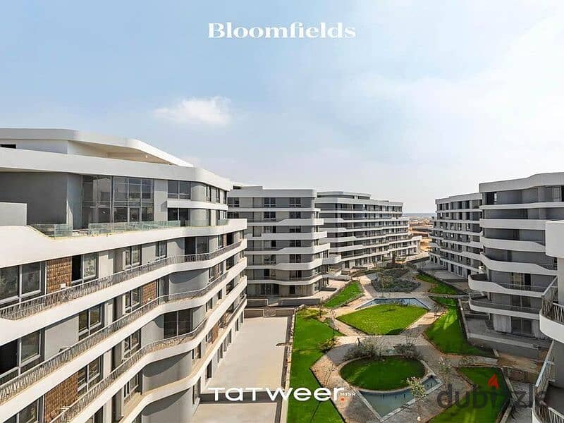 Apartment for sale in Bloomfields New Cairo next to Madinaty 3