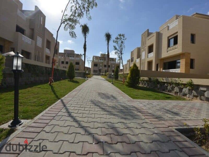 Villa for sale, twin house, 252 sqm, in Green 4 Compound, next to Palm Hills and near Sheikh Zayed 6