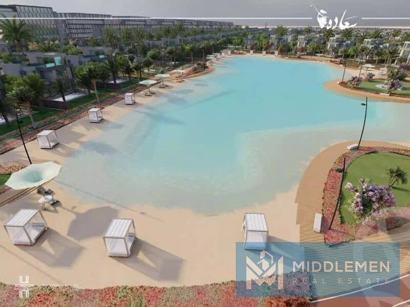 town house 280 m prime location directly on lake saada new cairo 10