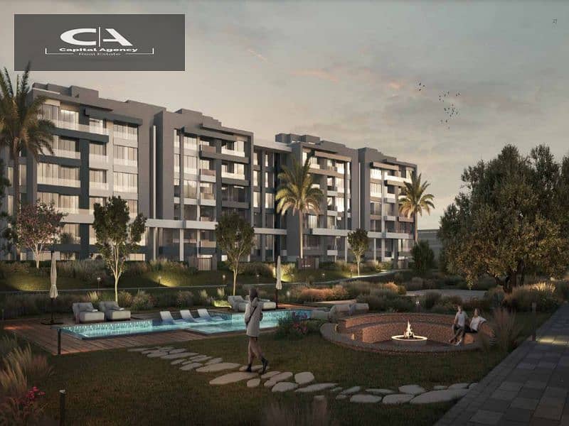 Apartment for sale next to Park View Hassan Allam, with a 10% down payment In the heart of the Fifth Settlement | Evelyn Compound 27% cash discount * 7