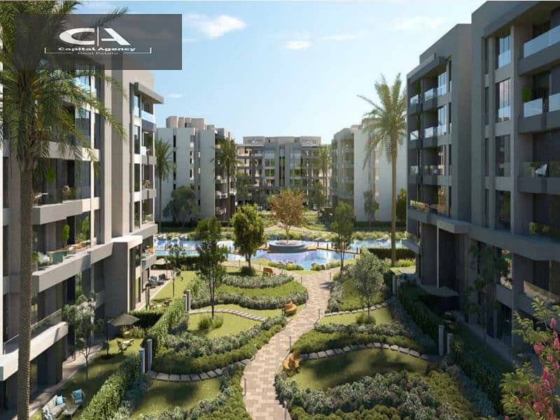 Apartment for sale next to Park View Hassan Allam, with a 10% down payment In the heart of the Fifth Settlement | Evelyn Compound 27% cash discount * 10