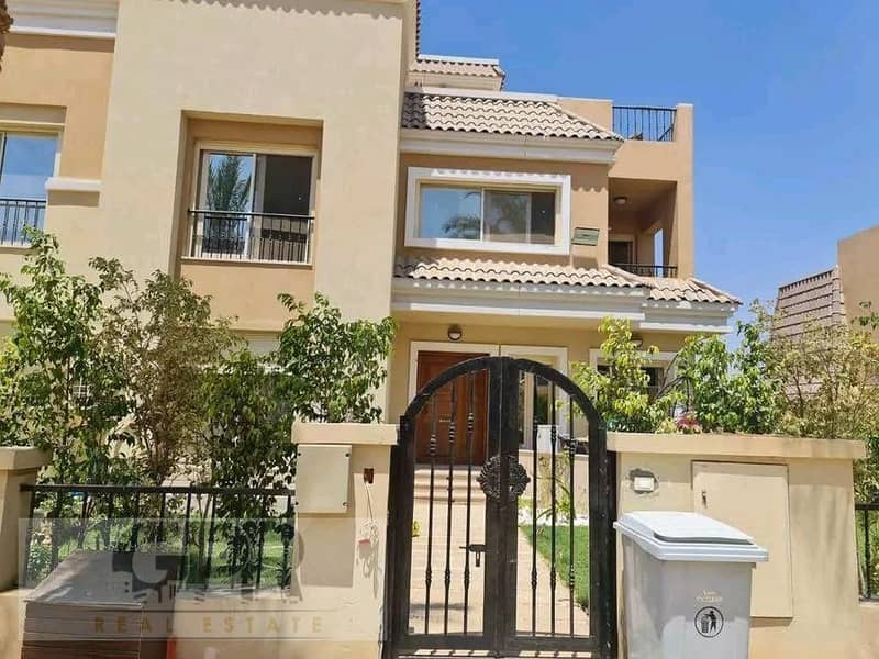 attractive price for villa 3th floors 5 Beds in Sarai new cairo next to Madinaty Gate 4 3