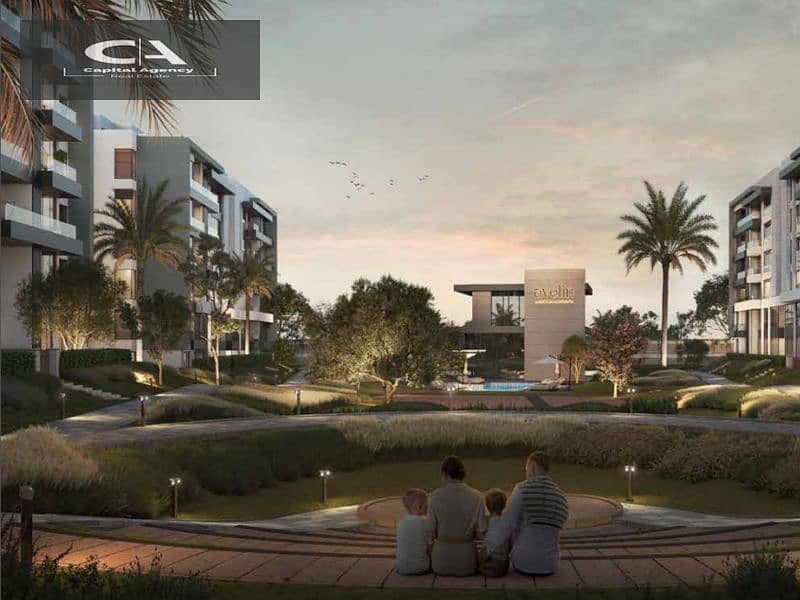 Two-room apartment for sale next to Park View Hassan Allam, 0% down payment with equal installments | In the heart of the Fifth Settlement | Avelin 4