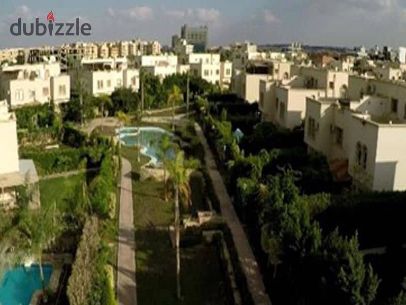 Villa for sale, twin house, 303 sqm, Greens View Compound, very distinctive in Sheikh Zayed 4