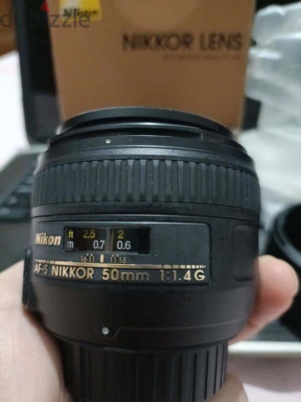 للبيع عدسة AF-S NIKKOR مقاس 50 مم فتحة f/1.4G. للمصوريين المحترفين 4