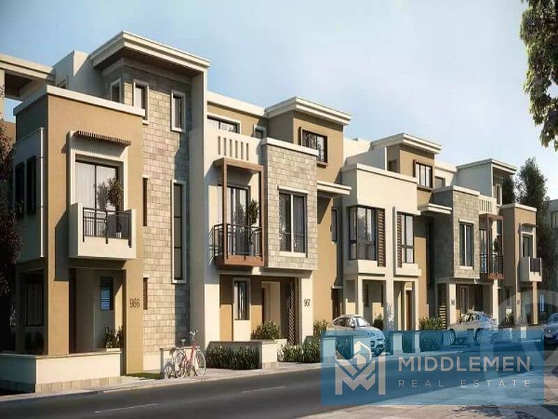 تاون هاوس كورنر 160 متر جاردن 142 متر بسعر لقطة تاج سيتي taj city 4