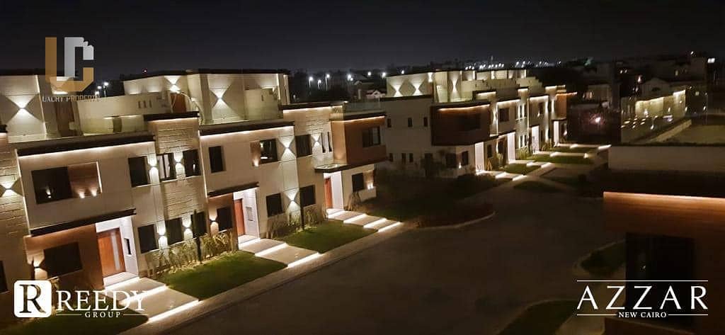 Villa Townhouse for Sale Ready to Move Installment Prime Location Landscape View Azzar infinity 5th Settlement New Cairo 1