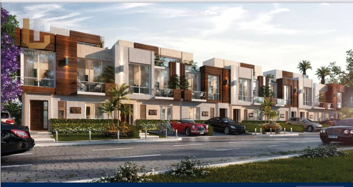 Villa Townhouse for Sale Ready to Move Installment Prime Location Landscape View Azzar infinity 5th Settlement New Cairo 6