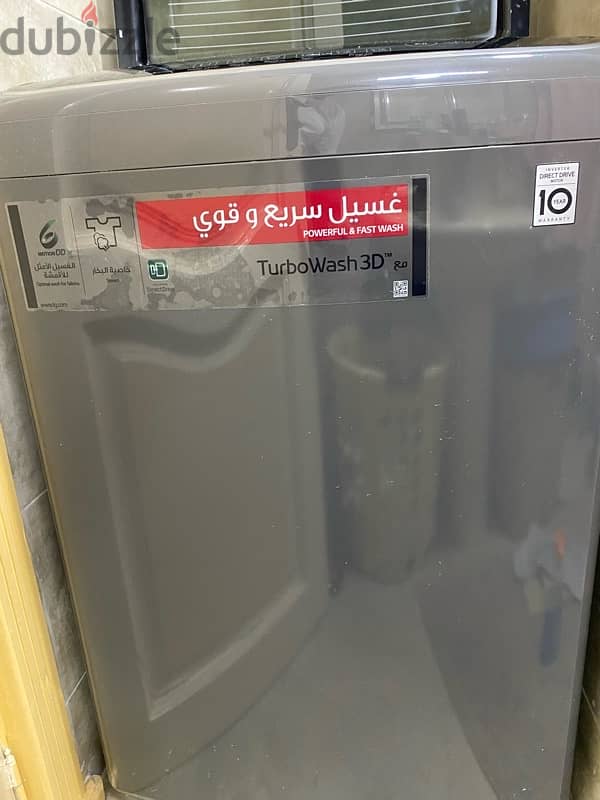 غسالة LG  كورى  18.5Kg ما زالت بالضمان انفرتر Inverter 6