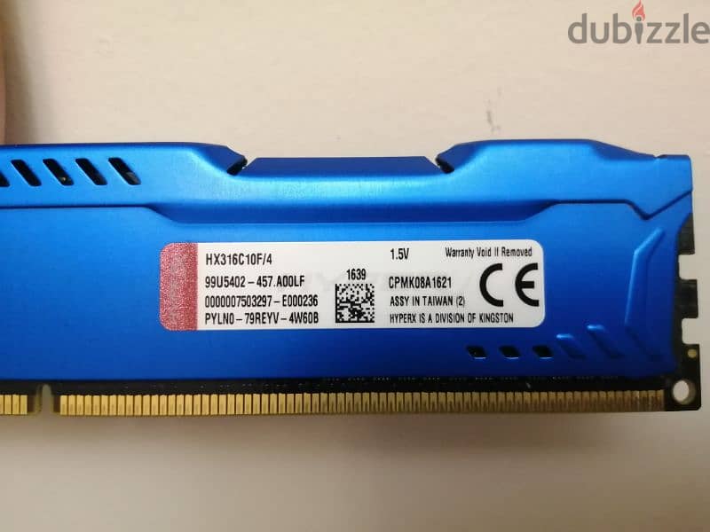 HyperX DDR3 4GB 1