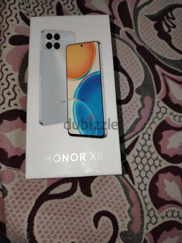 honor x8كسر كسر الزيرو بدون اي خدوش معاه العلبة والشاحن الأصلي 7