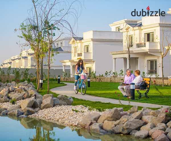 بمقدم 5 % وتقسيط على 9 سنين امتلك Upper Garden villa للبيع فى كمبوند ماونتن فيو 6 اكتوبر _ Mountain View kingsway 7