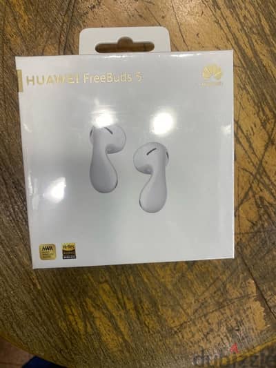 Huawei Freebuds 5 white جديد متبرشم