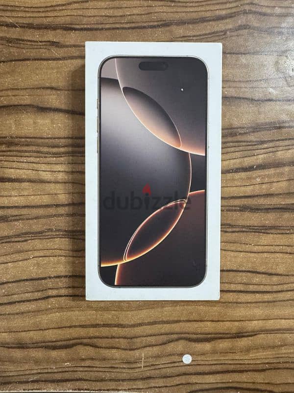 Iphone 16 pro max desert titanium 256 sealed 0