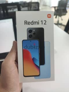 Redmi 12 (128GB - 8 Ram) كسر زيرو بالكارتونه والشاحن الأصلي والجراب