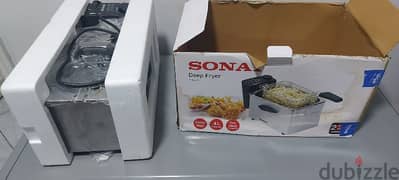 deep fryer sonai 4l قلاية سوناي ٤ لتر استعمال بسيط 0