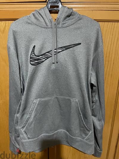 Original grey therma-fit nike hoodie