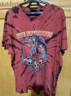 vintage Biggie The Notorious B. I. G. Baggy Loose T shirt Tee Rap