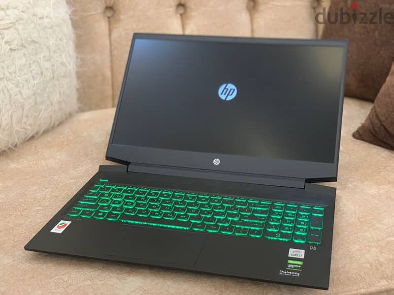 Laptop HP Gaming core i7 H جيل عاشر Nvidia GTX 1660TI Max Q Design 6G 1