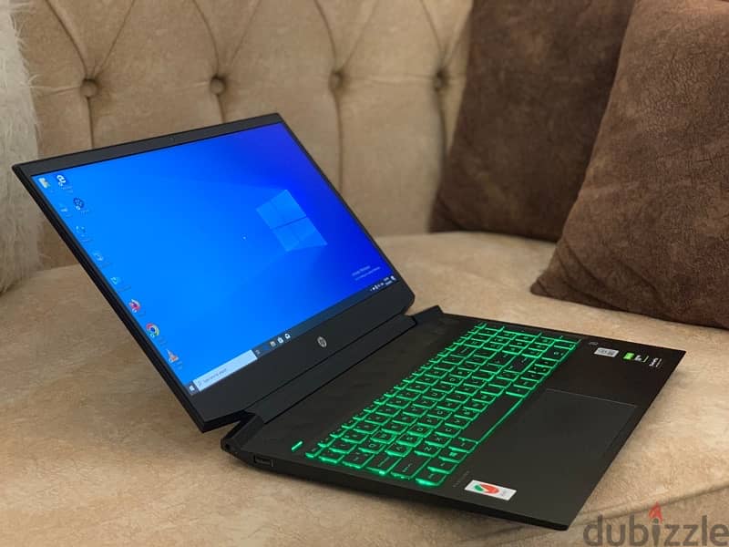 Laptop HP Gaming core i7 H جيل عاشر Nvidia GTX 1660TI Max Q Design 6G 5