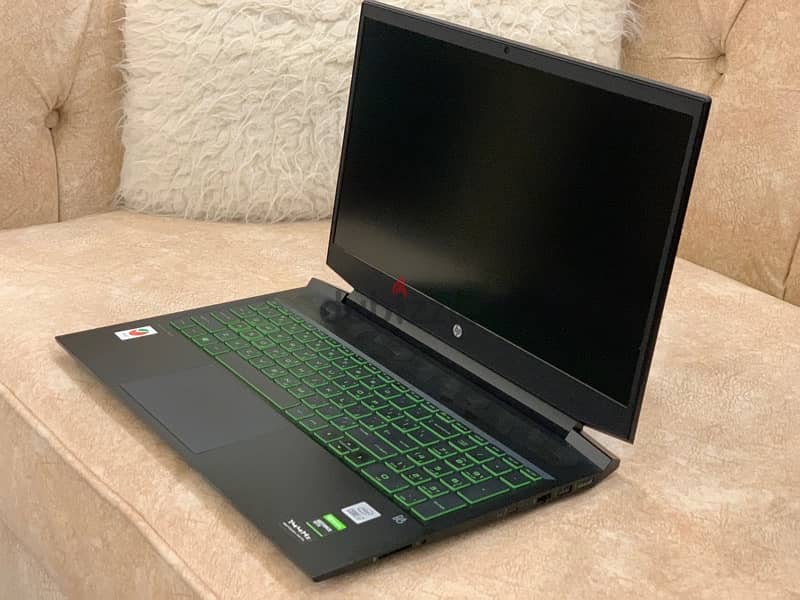 Laptop HP Gaming core i7 H جيل عاشر Nvidia GTX 1660TI Max Q Design 6G 6