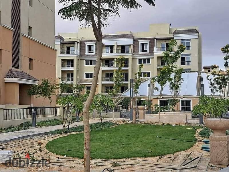 Apartment for sale next to Madinaty in the assembly Apartment area of 111 meters + private garden 129 m down payment 700 thousand and the rest in equ 2