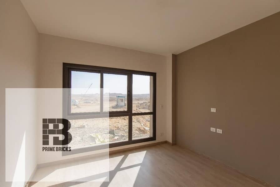 for sale FULLY FINISHED  apartment with garden 160m Ready to move in address east Next to Mountain View and Palm Hills - on the Middle Ring Road by do 3