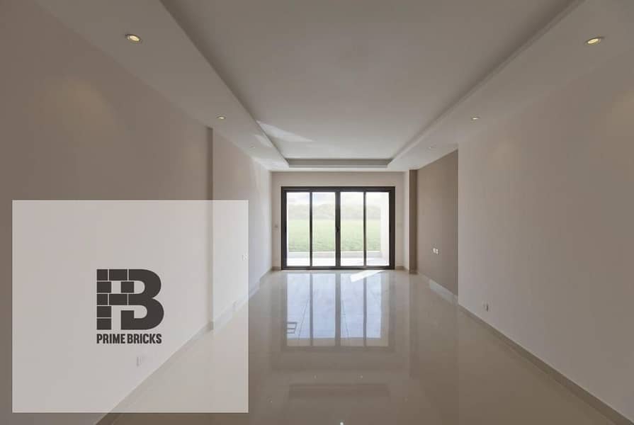 for sale FULLY FINISHED  apartment with garden 160m Ready to move in address east Next to Mountain View and Palm Hills - on the Middle Ring Road by do 5