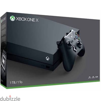 Xbox one X 1000GB. بحاله ممتازه