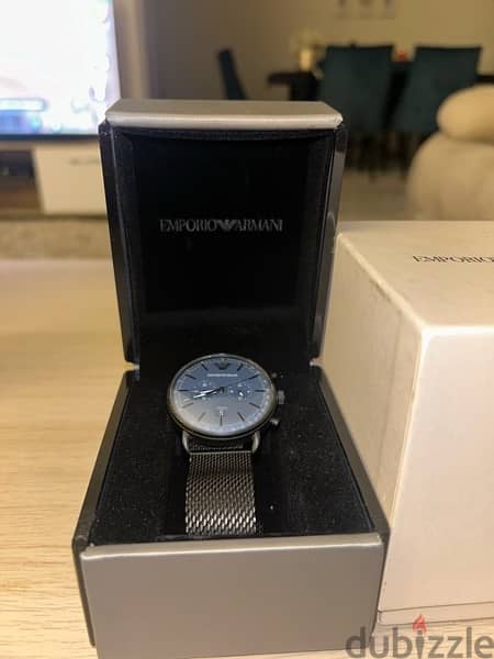 ساعه ارماني استعمال بسيط بنصف التمن Emporio Armani watch 3