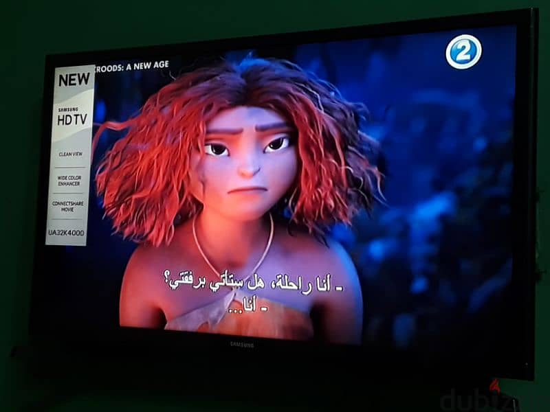 اكثر من رائعه بحاله الزيرو مفهاش غلطه او خدشه سامسونج 32ب Full HD/LED 8