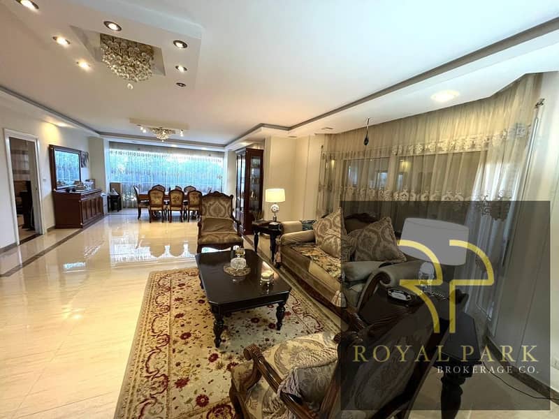 for sale in madinaty luxury apartment  special finishes with private garden 1