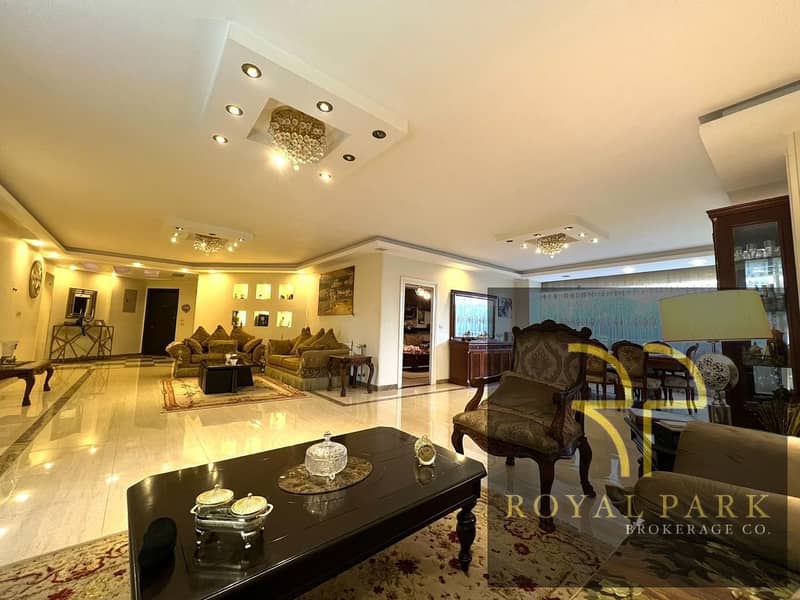 for sale in madinaty luxury apartment  special finishes with private garden 2