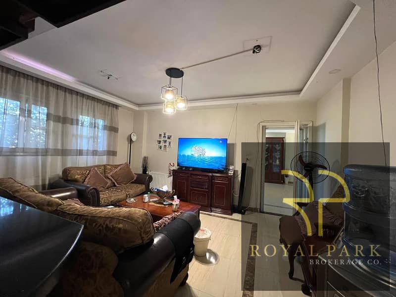 for sale in madinaty luxury apartment  special finishes with private garden 6