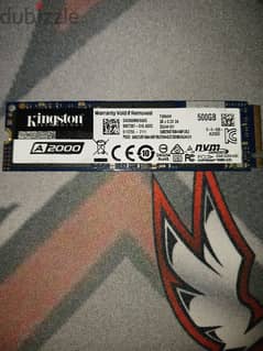 Nvme Kingstone 500g  هارد ان في مي ٥٠٠ جيجا