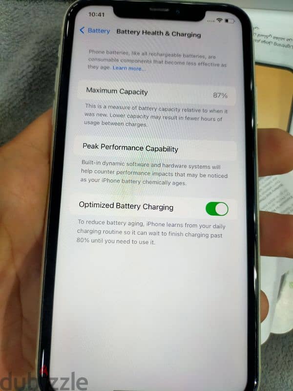 ايفون 11 128/بطاريه 87 1
