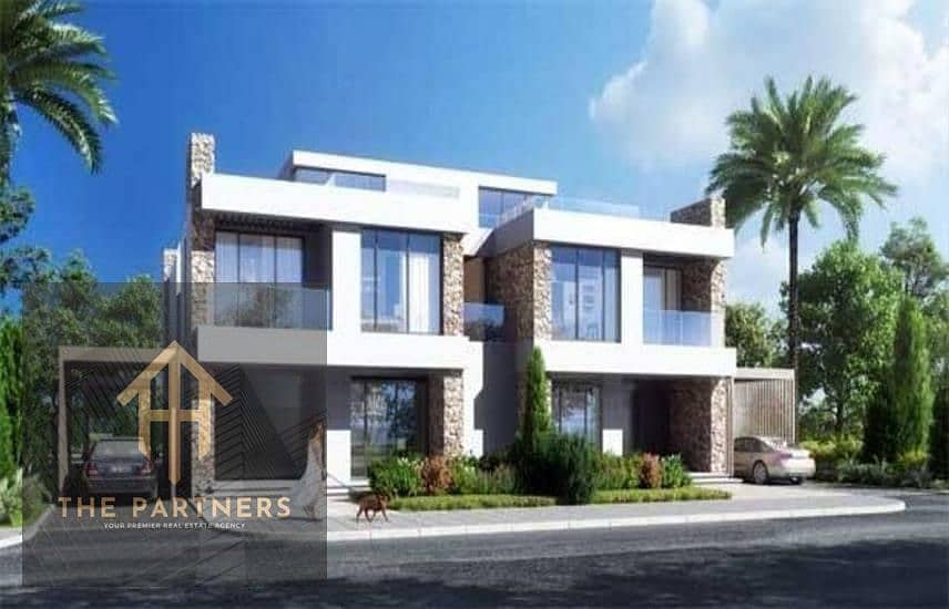 Villa in Noor Talaat Moustafa City Q2 - View Wide Garden 0