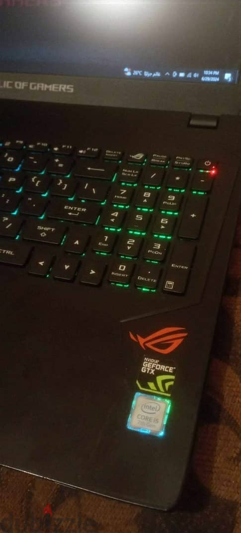 ASUS ROG Strix i5 جيل سابع | GTX 1050 | رام 16GB 2