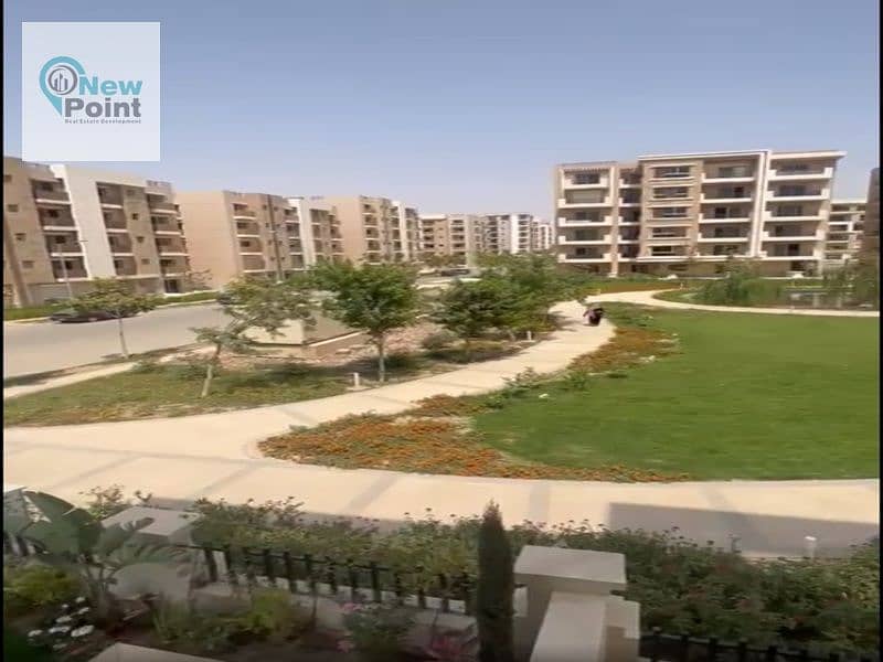 In front of Cairo International Airport, own a 136m apartment with a 128m garden with Madinaty in New Cairo 4