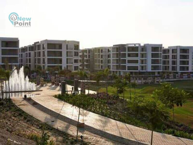 In front of Cairo International Airport, own a 136m apartment with a 128m garden with Madinaty in New Cairo 5