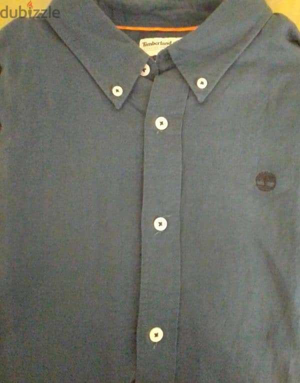 Timberland original linen shirt slim fit size L 3