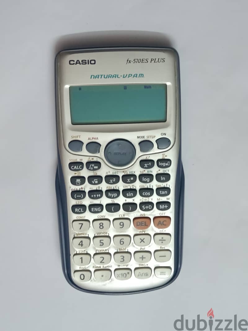 للبيع آله حاسبة كاسيو أصلية casio fx-570es plus 0