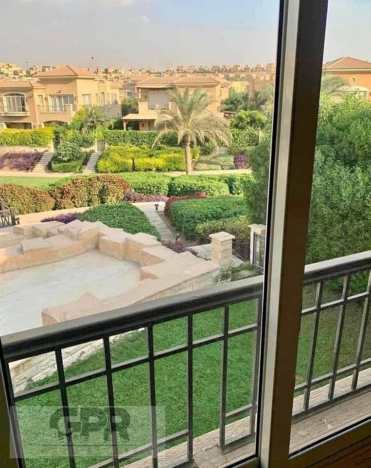 Aparment Penthouse (Upper) with villas view for sale in stone park new cairo on Ring Road 3