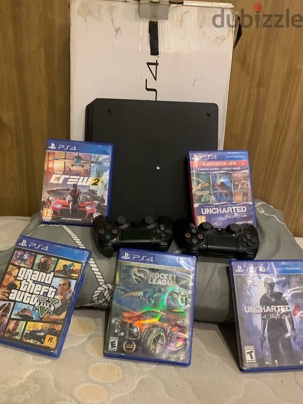 ps4 slim used like new 0