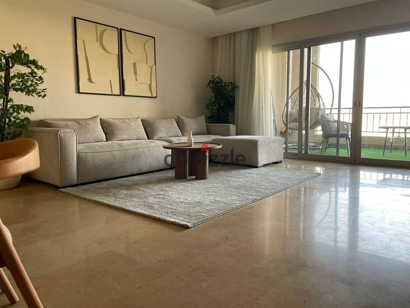 With a high taste finishing and modern furniture in Lake view - Fully furnished apartment for rent with an open view 2